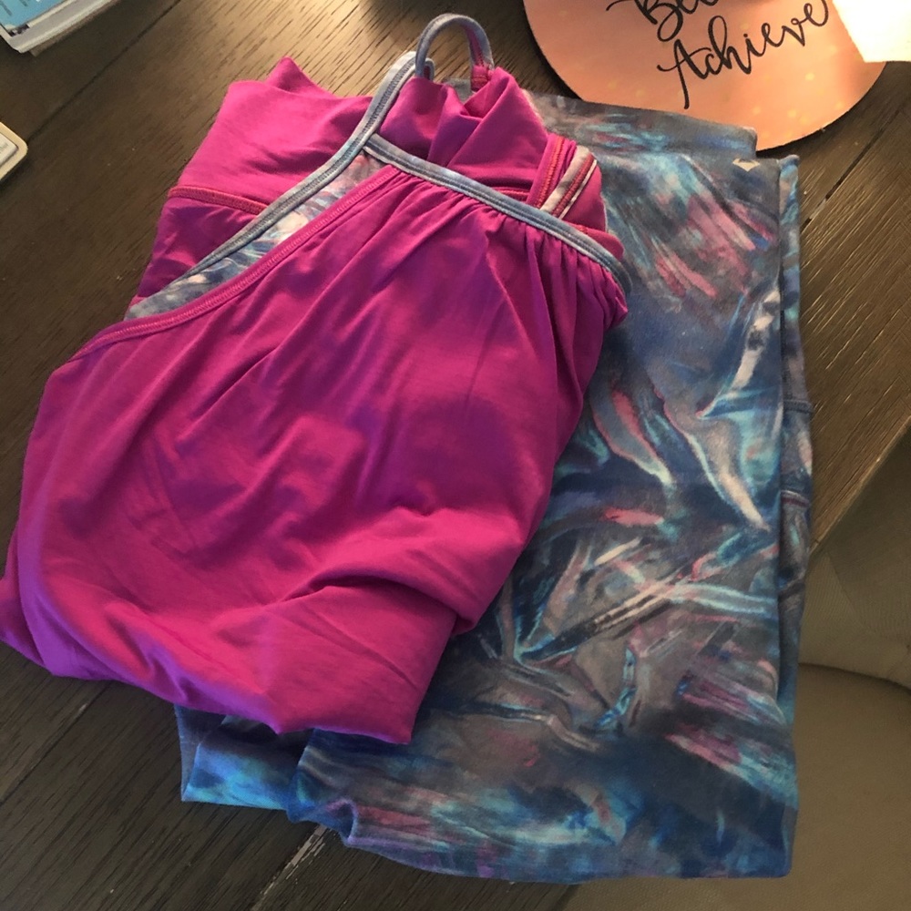 Ivivva tank top and leggings set